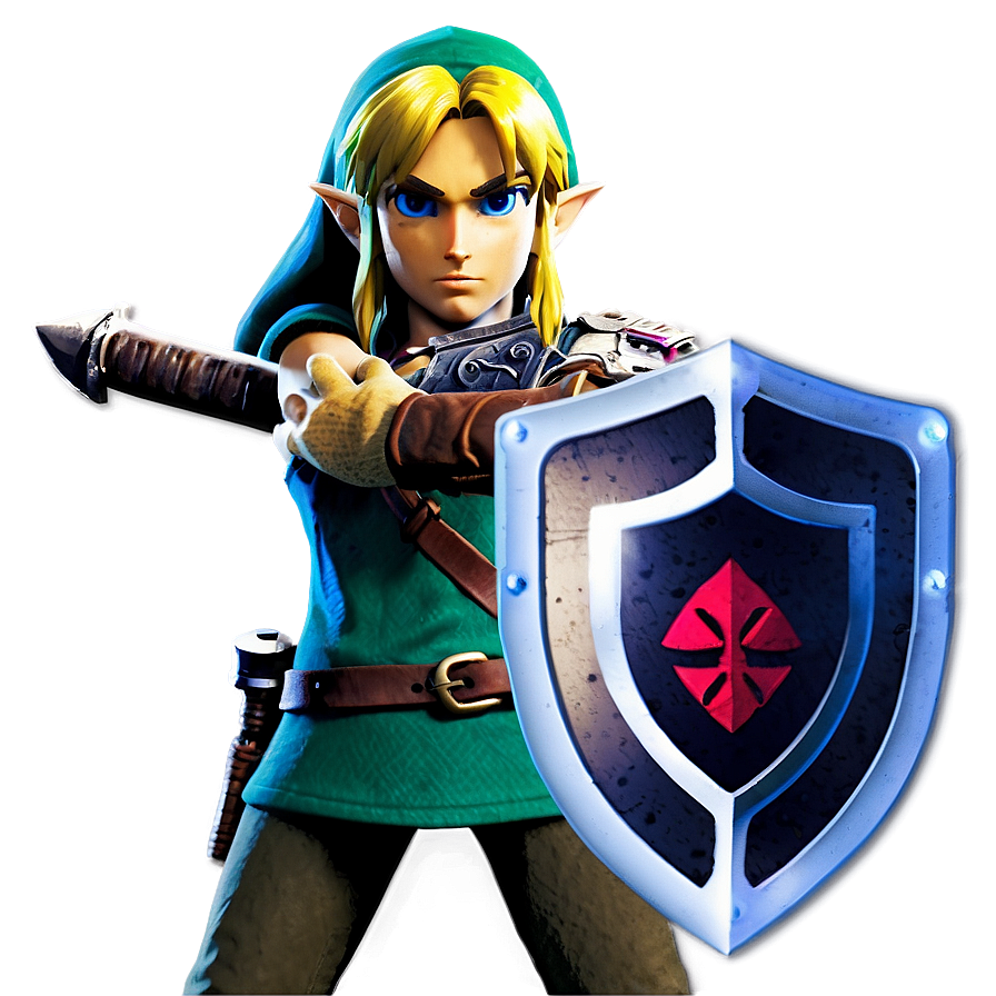 Link With Hookshot Png 05212024