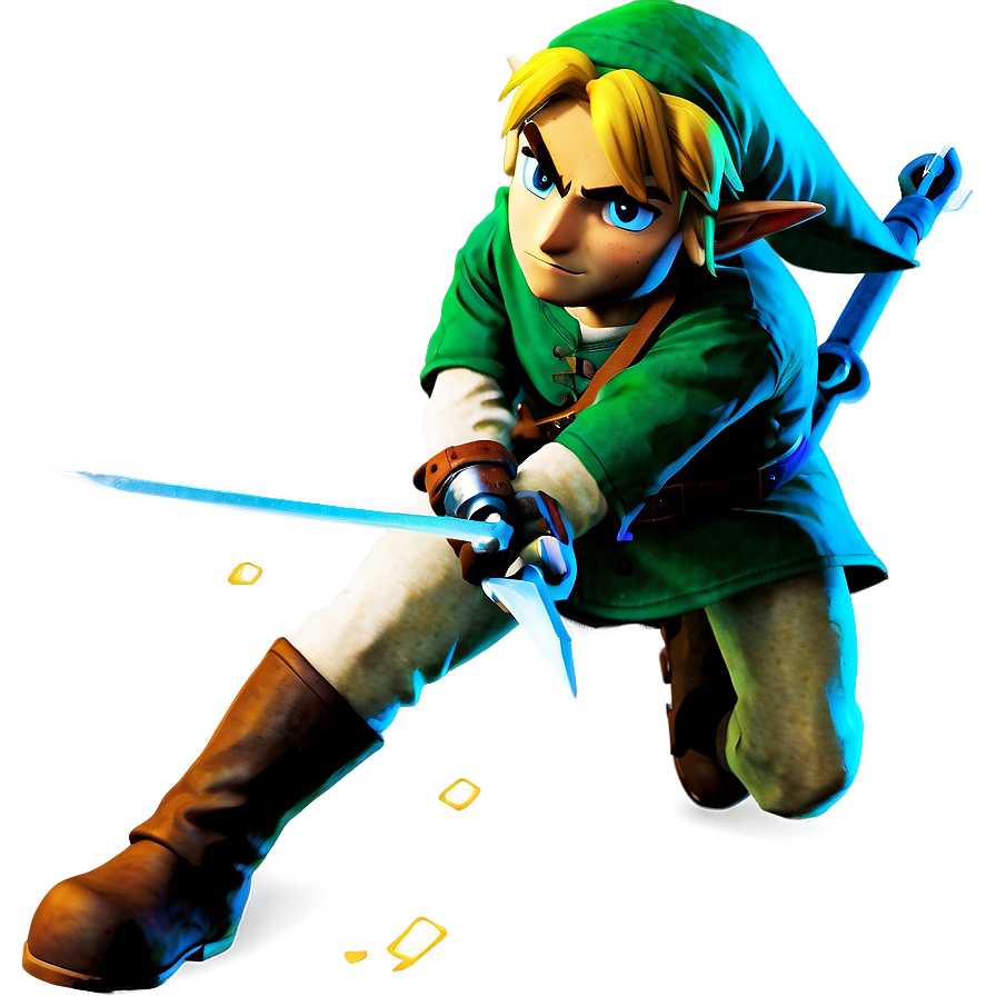 Link With Hookshot Png 73