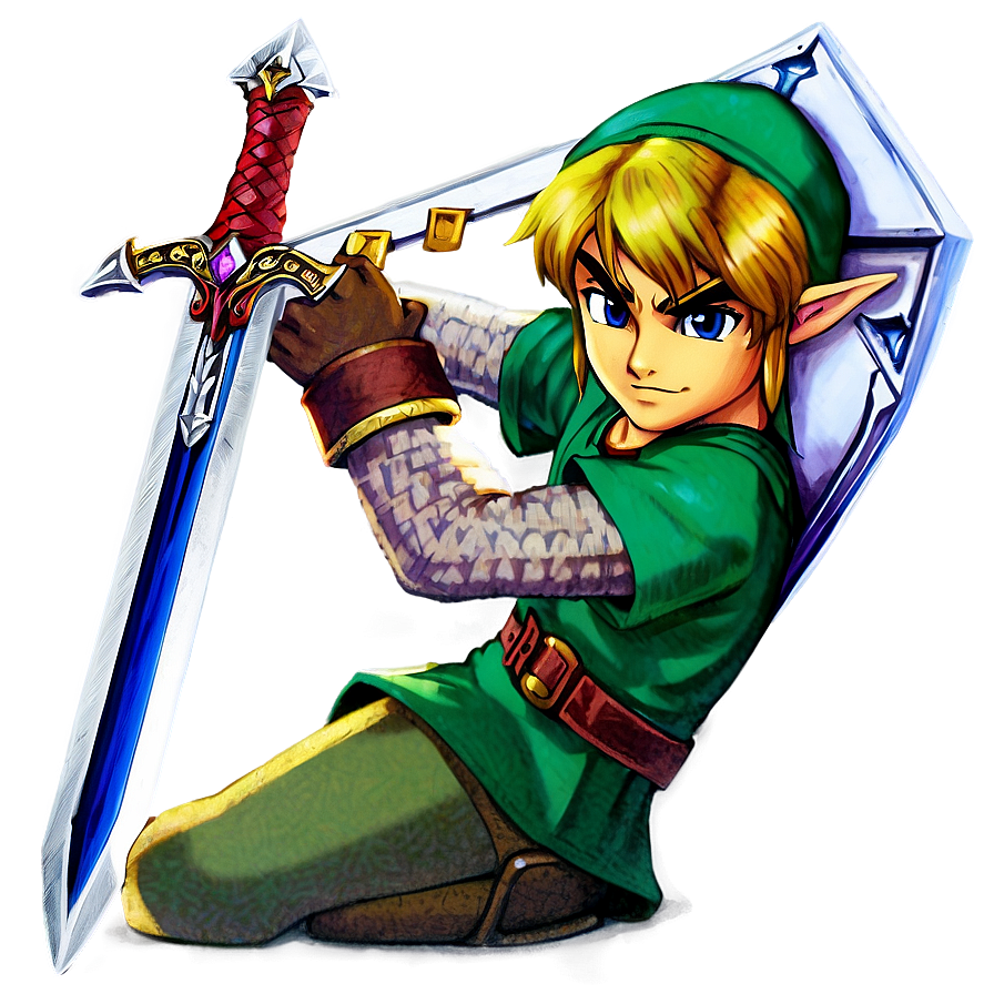 Link With Master Sword Png Vxv