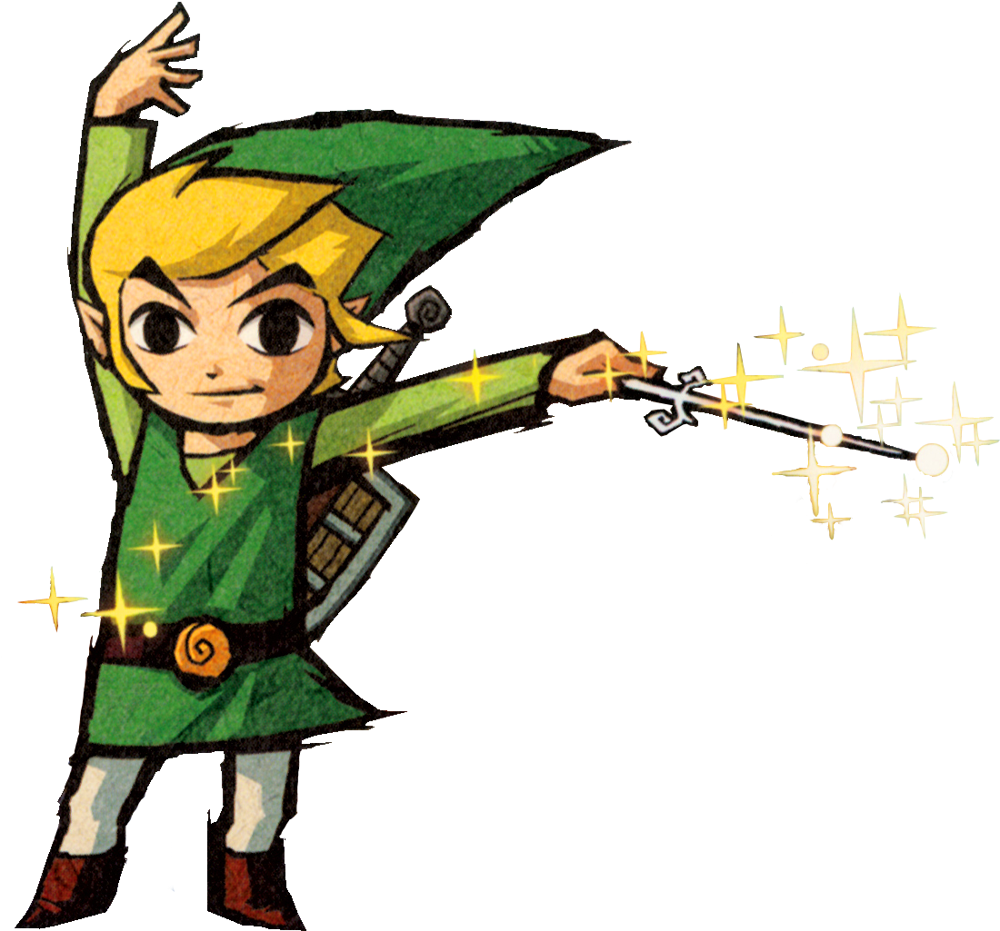 Link With Wind Waker Baton