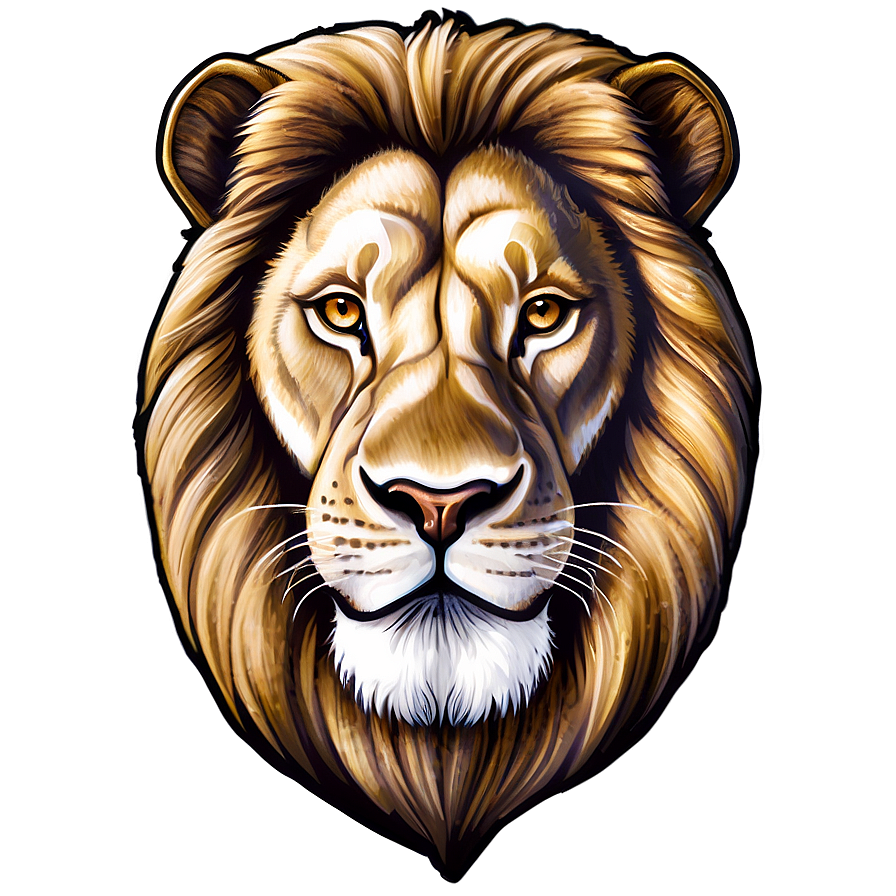 Lion Face Sketch Png Oun