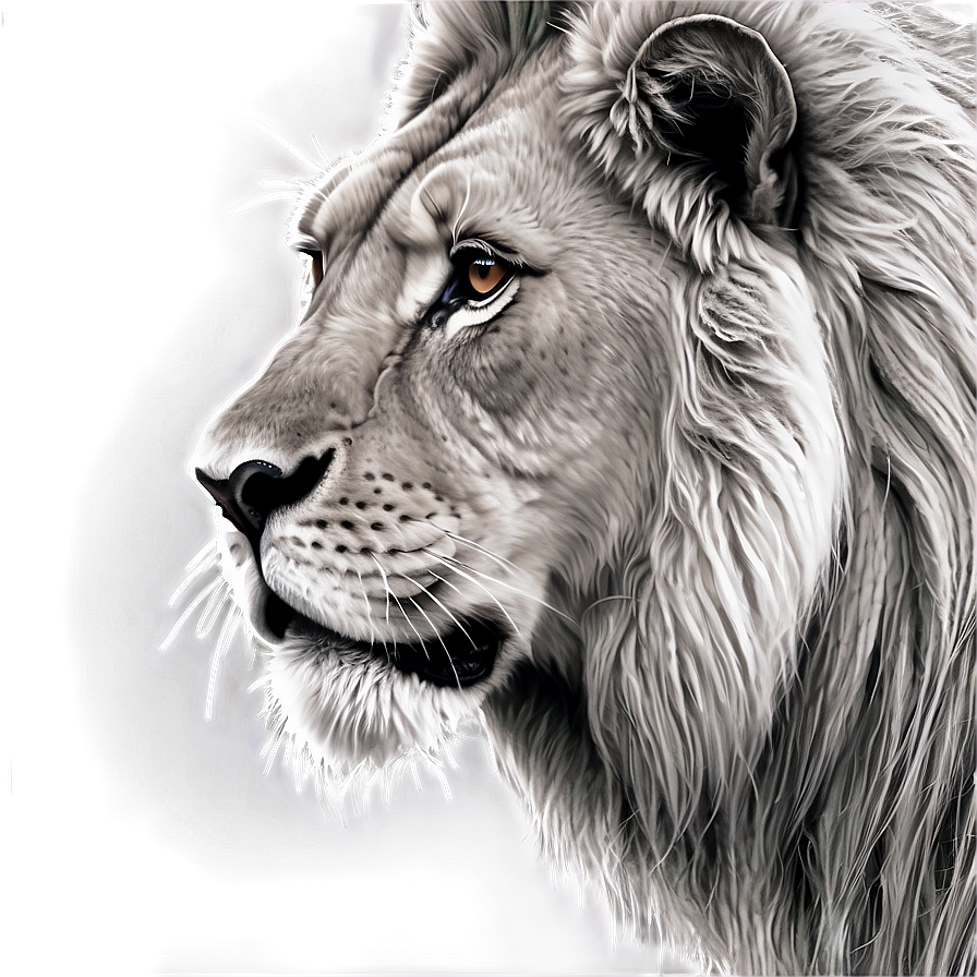 Lion Face Sketch Png Uba