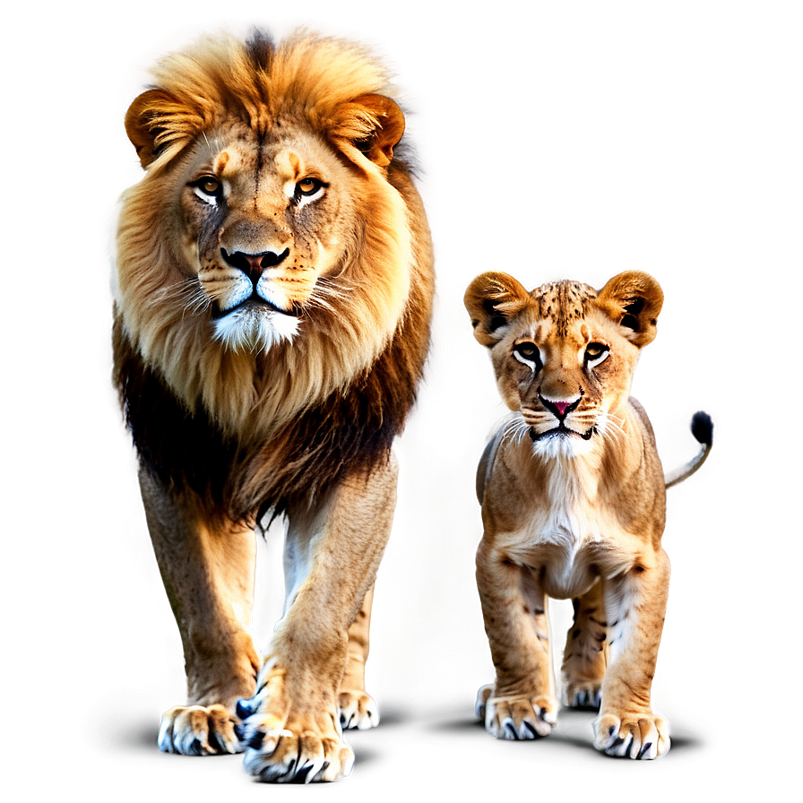 Lion Family Pride Png 05032024