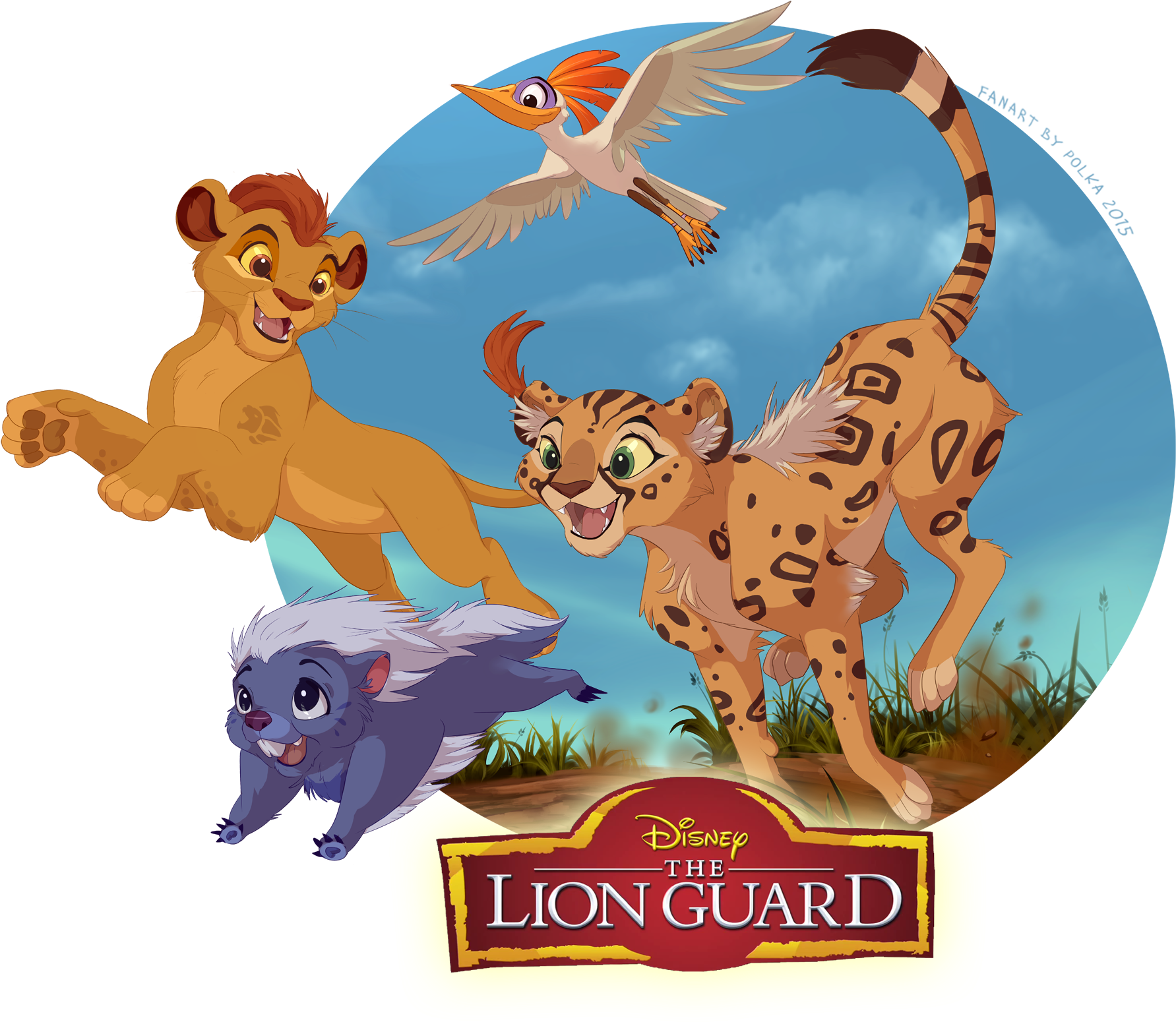 Lion Guard Animated Characters Frolic