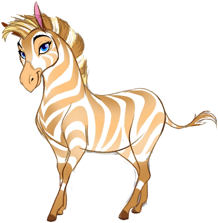 Lion Guard Animated Zebra Character