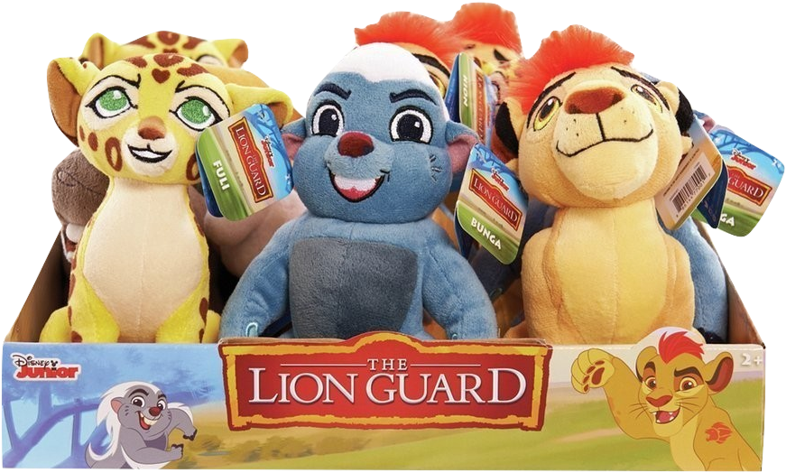 Lion Guard Plush Toys Display