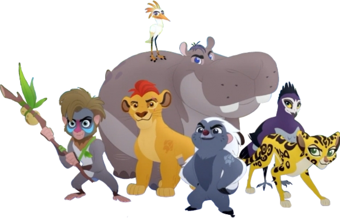 Lion Guard Team Pose