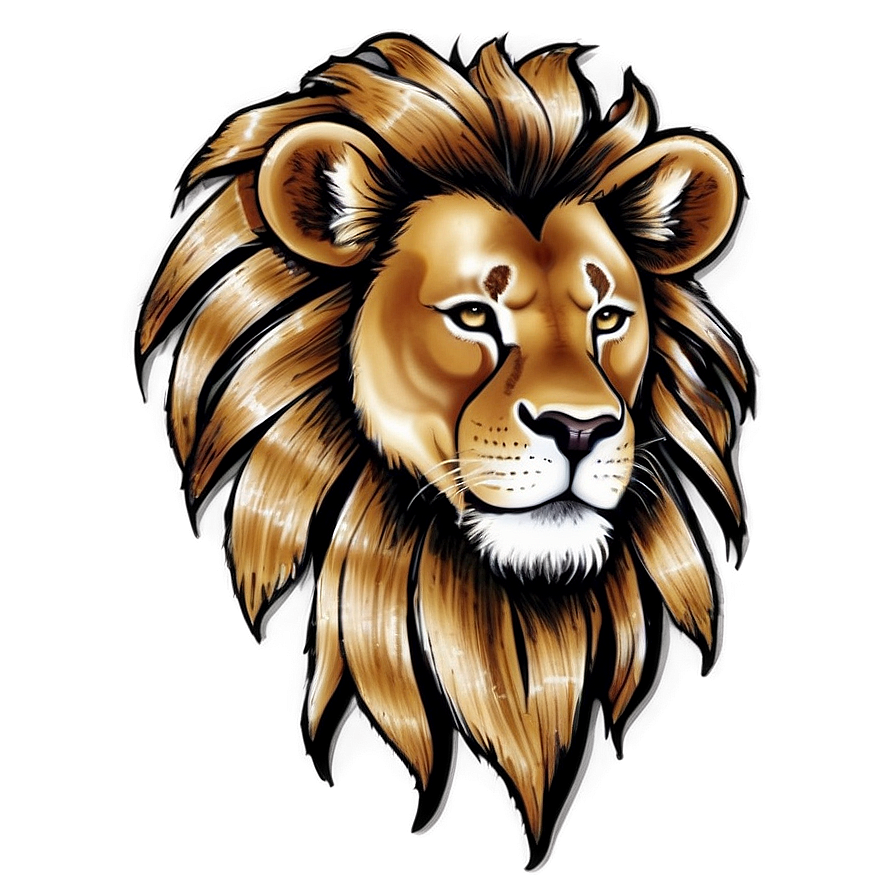 Lion Of Judah Tribal Tattoo Png 27