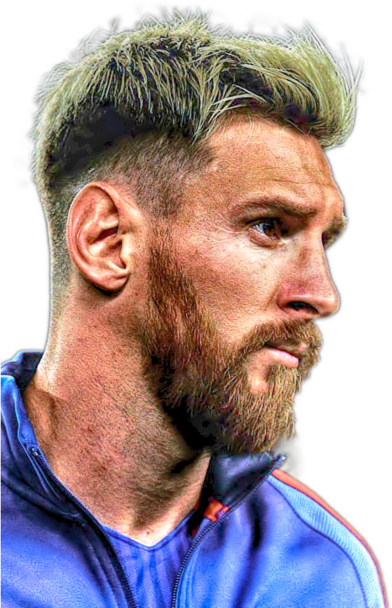 Lionel Messi Profile Portrait