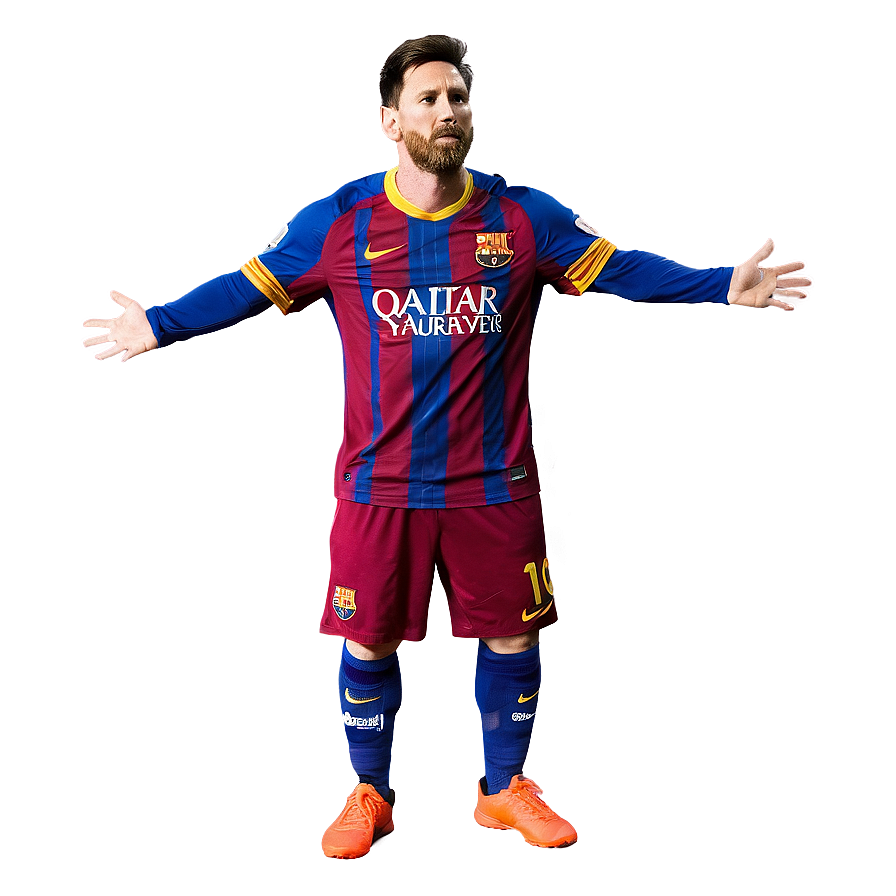 Lionel Messi Victory Pose Png Qpk64