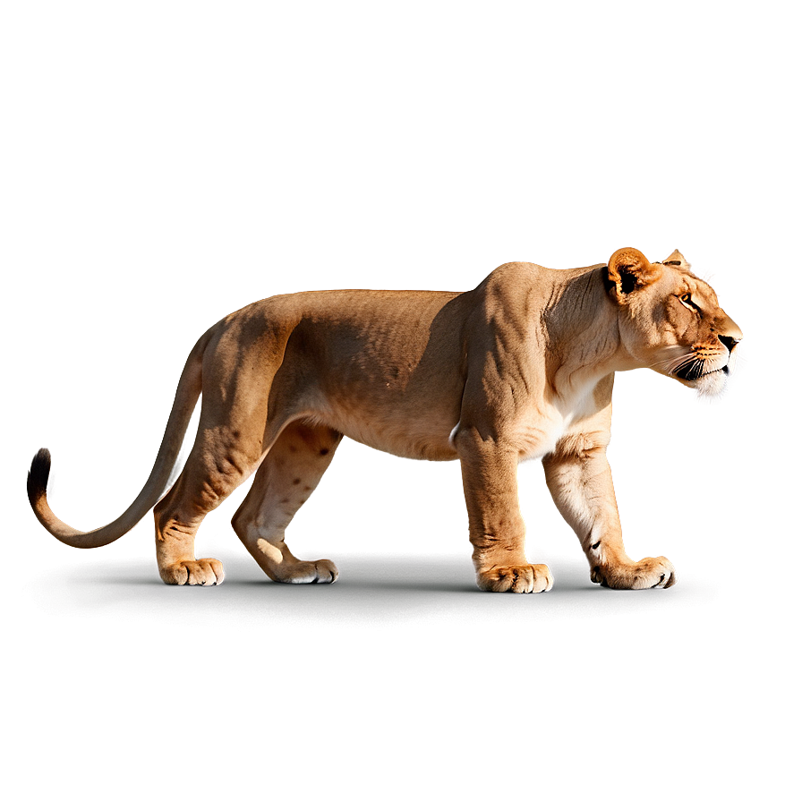 Lioness Iconic Pose Png Sck