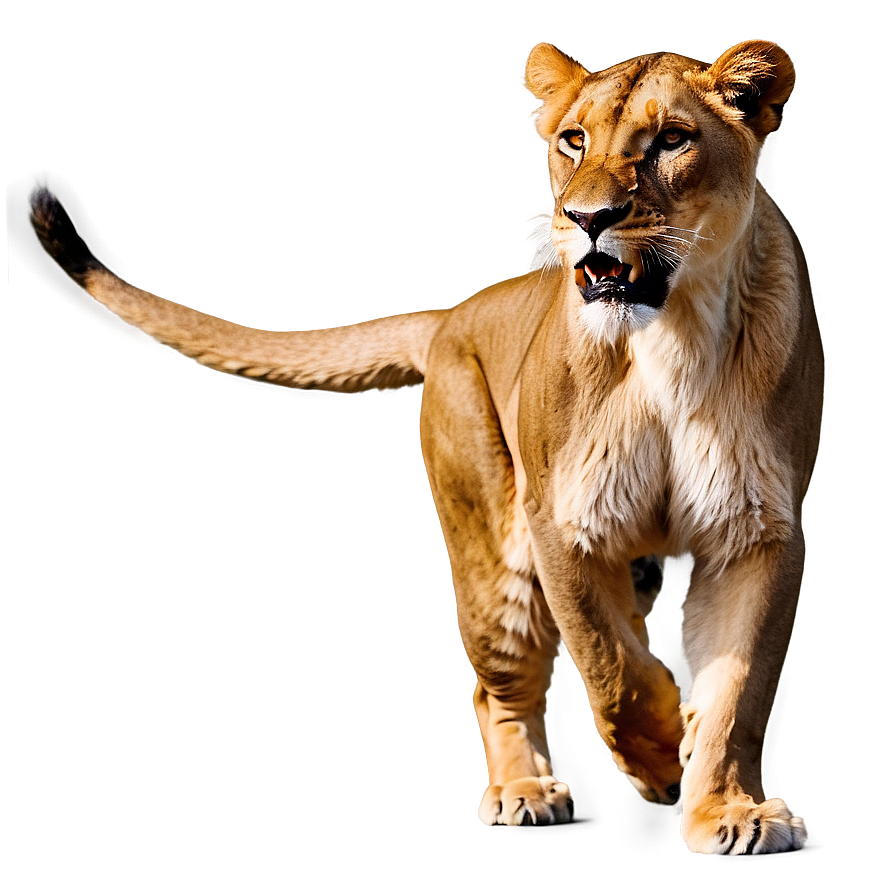 Lioness In Battle Stance Png Tys