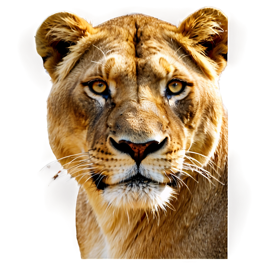 Lioness In Golden Light Png Ykm