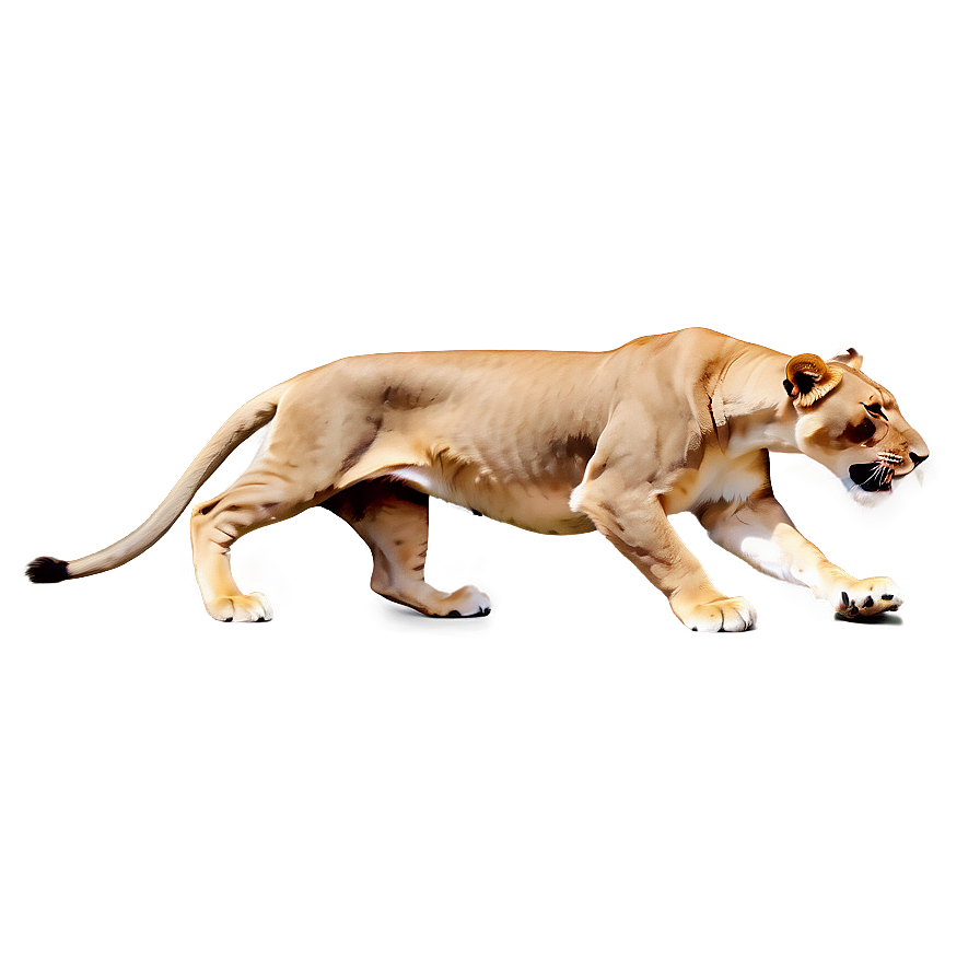 Lioness Roaring Vector Png Aht12