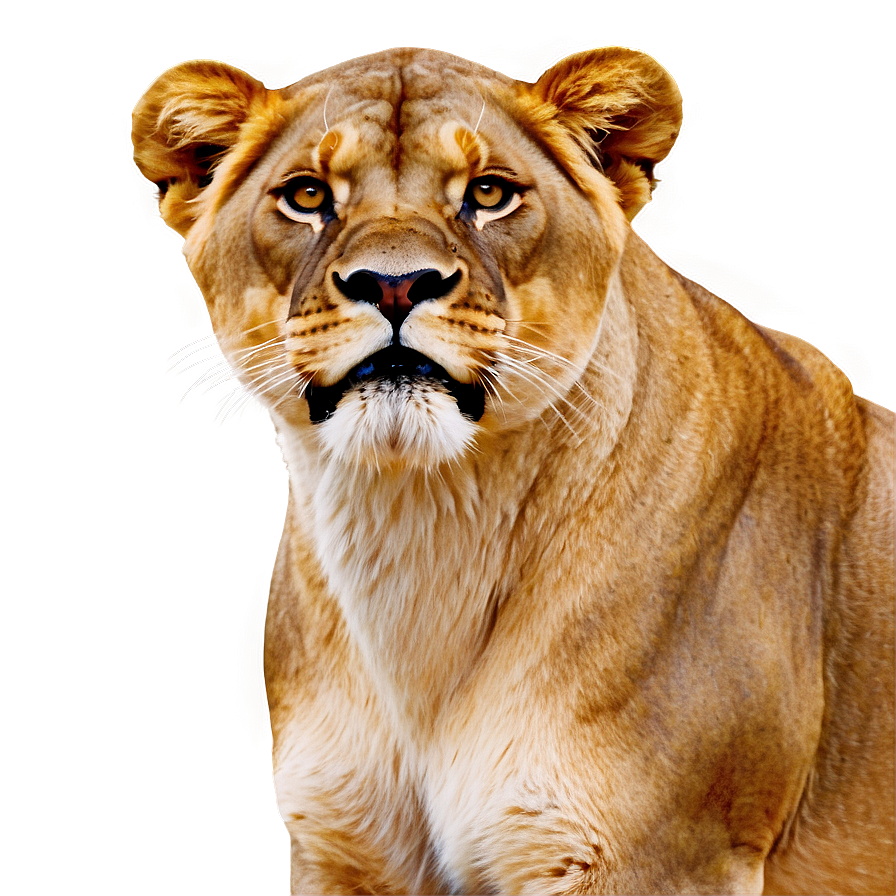 Lioness Watercolor Effect Png Vam