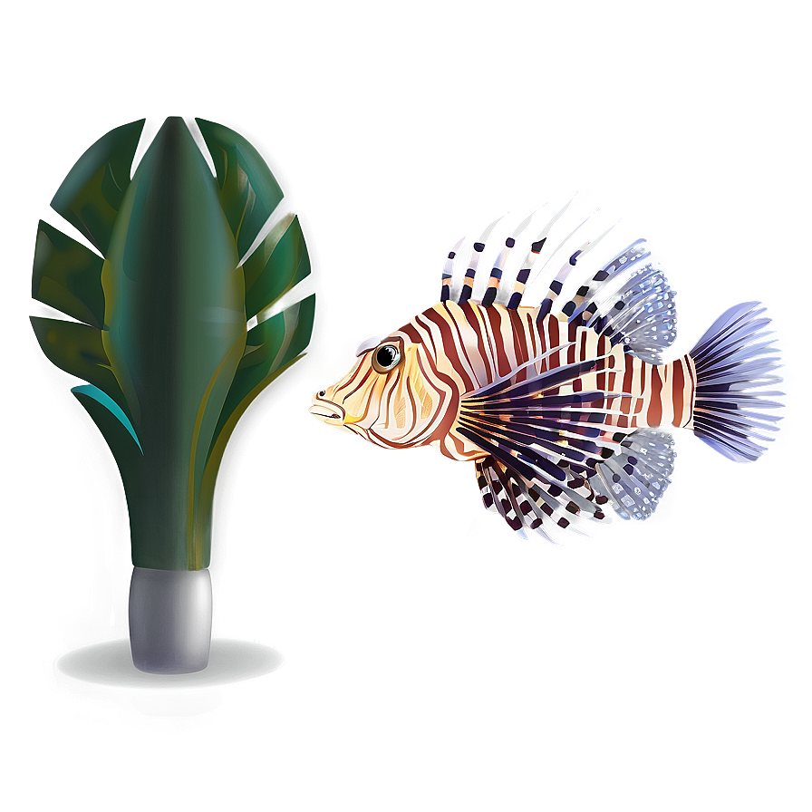 Lionfish Illustration Png Ceq