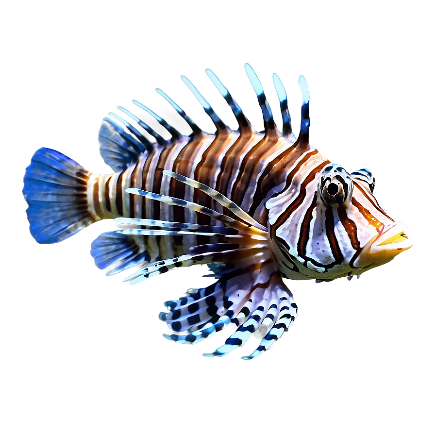 Lionfish In Ocean Depth Png 06292024