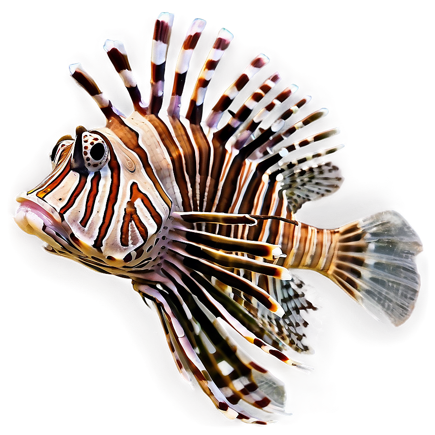 Lionfish On Coral Png Xnk48