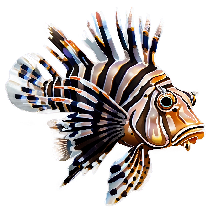 Lionfish Silhouette Png 6