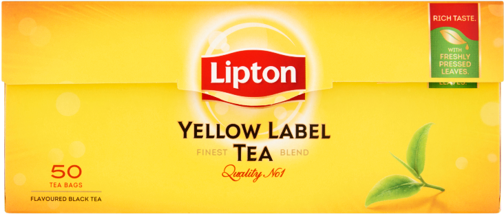 Lipton Yellow Label Tea Box