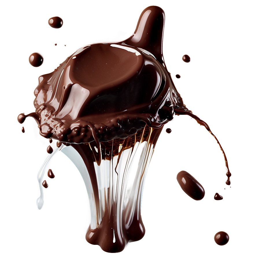 Liquid Chocolate Splash Png Uvq