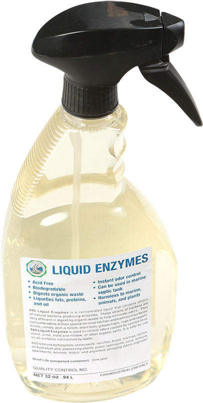 Liquid Enzyme Cleaner Spray Bottle