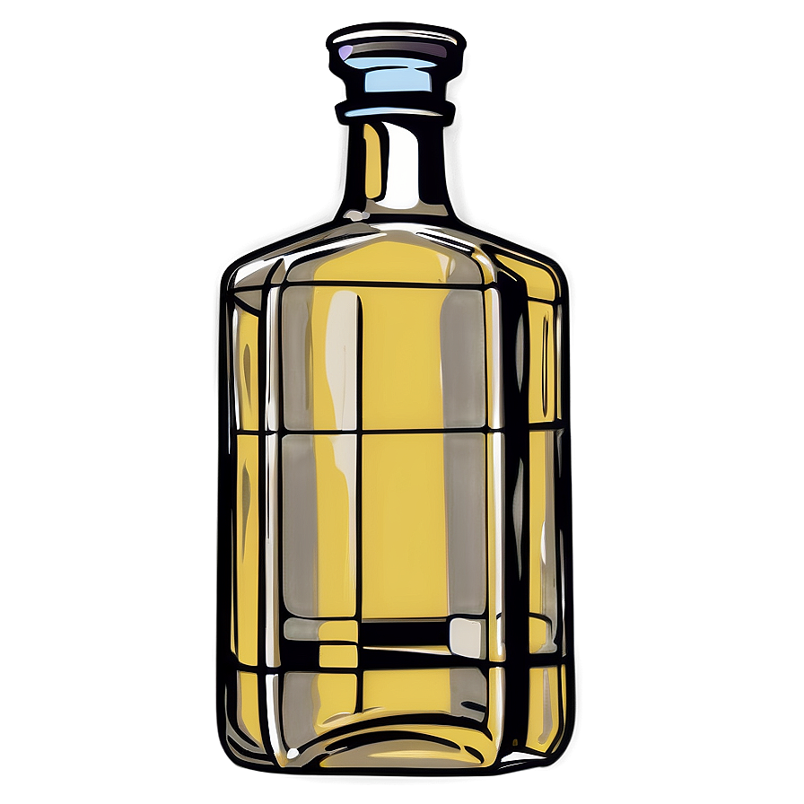 Liquor Bottles Line Art Png Bdb90