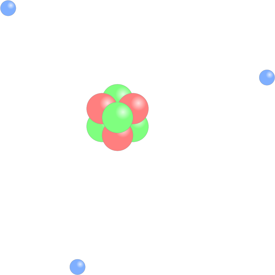 Lithium Atom Model3 D