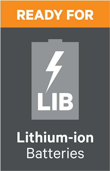 Lithium Ion Battery Ready Sign