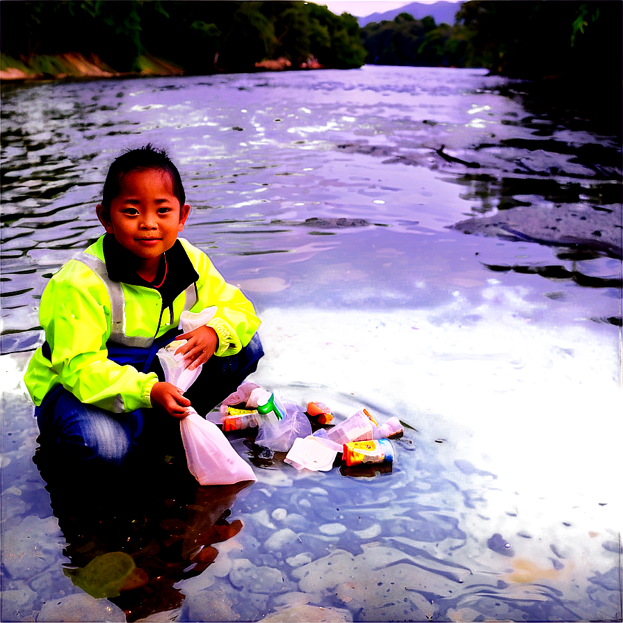 Litter By River Png Dvw