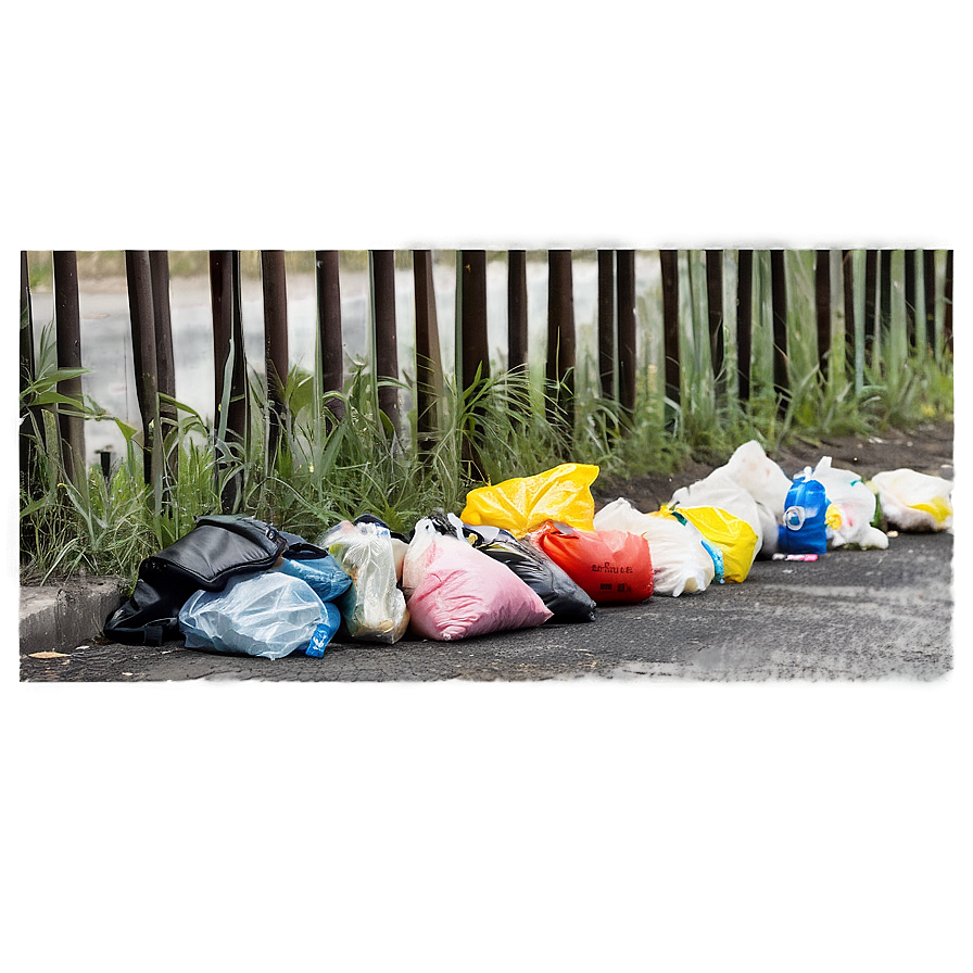 Litter On Roadside Png 06212024