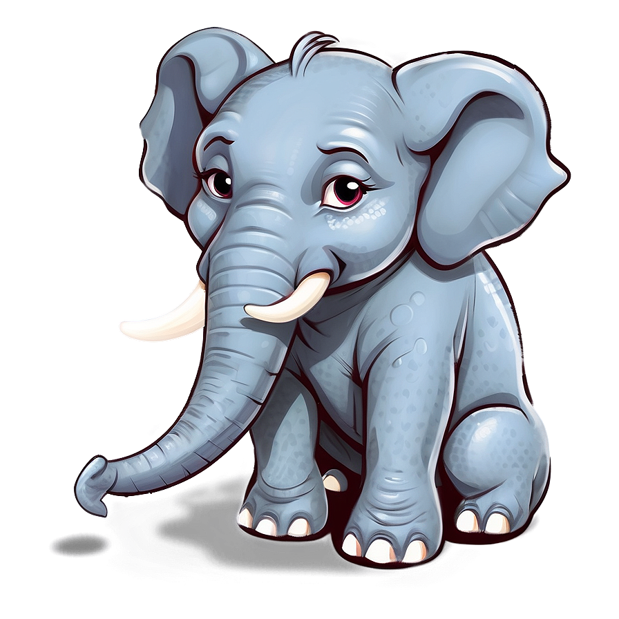 Little Elephant Character Png Jcw72