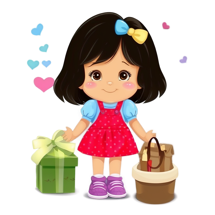 Little Girl Cartoon Png Njk57