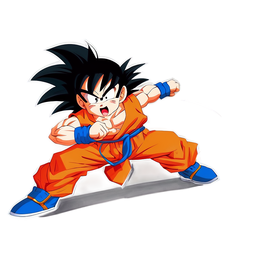 Little Goku Fighter Png Dgv