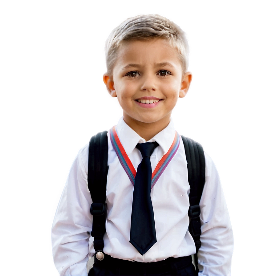 Little Kid In School Uniform Png 06212024