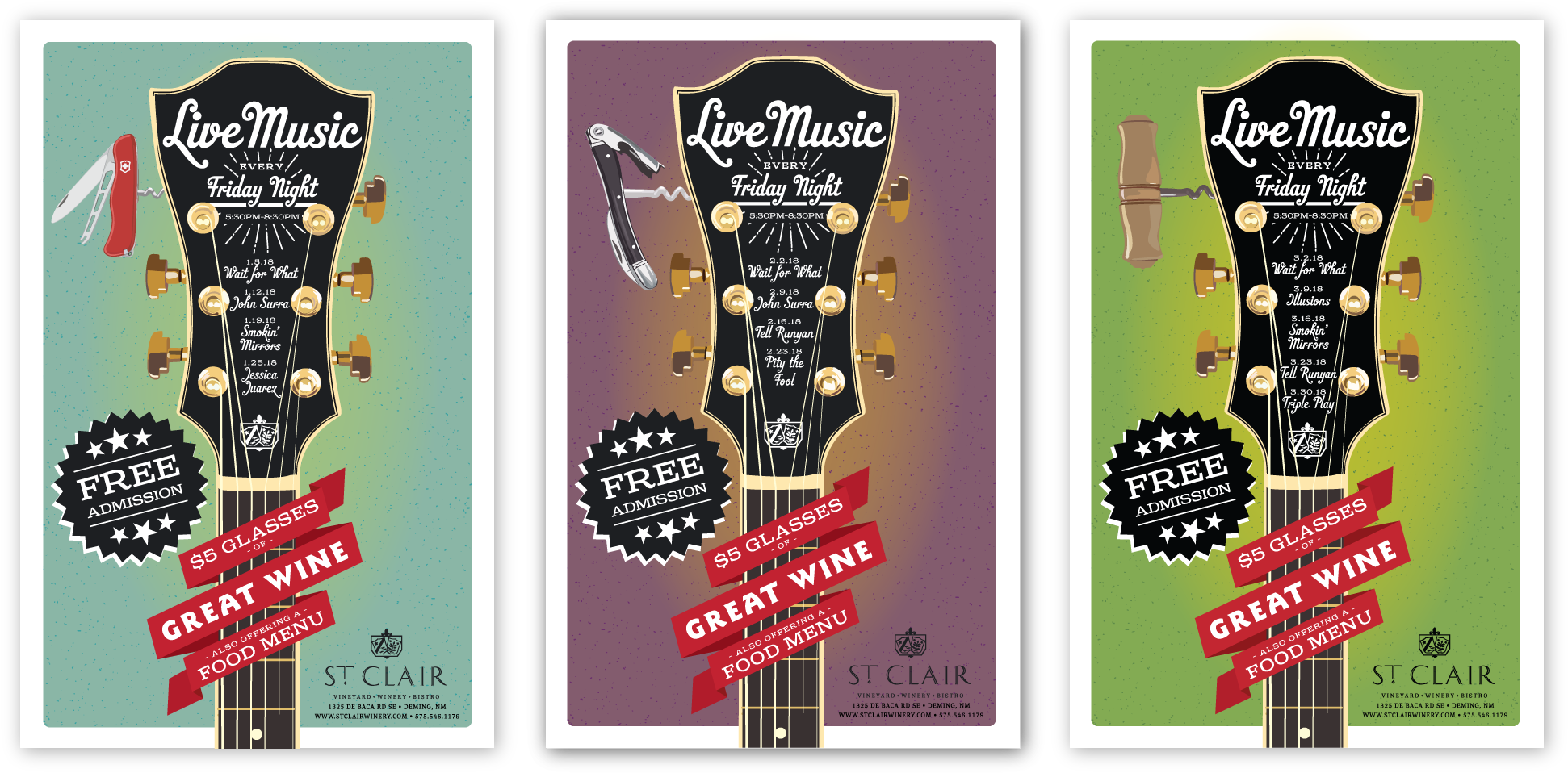 Live Music Event Posters