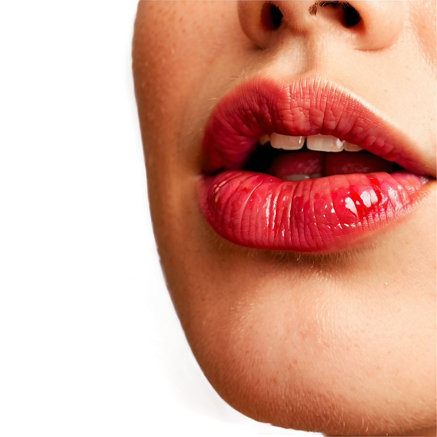 Lively Biting Lip Image Png Slk