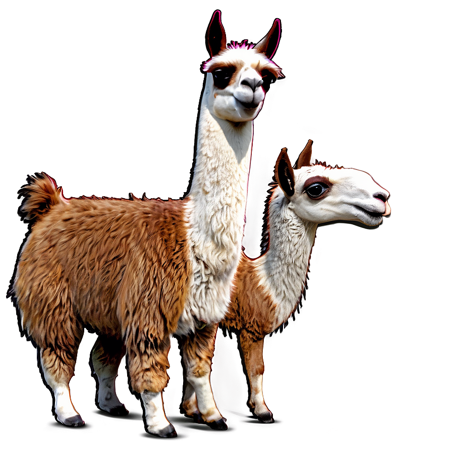 Llama Family Png 06202024