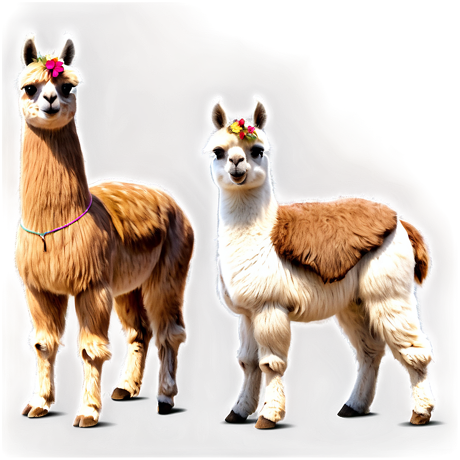 Llama Family Png 06202024