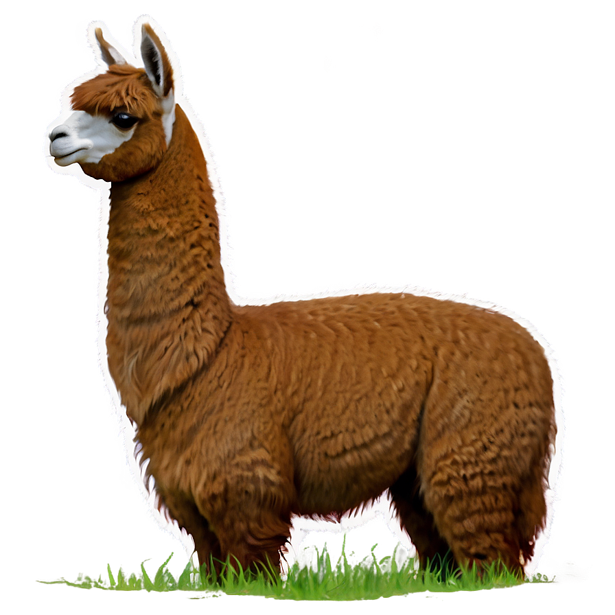 Llama In Field Png 80