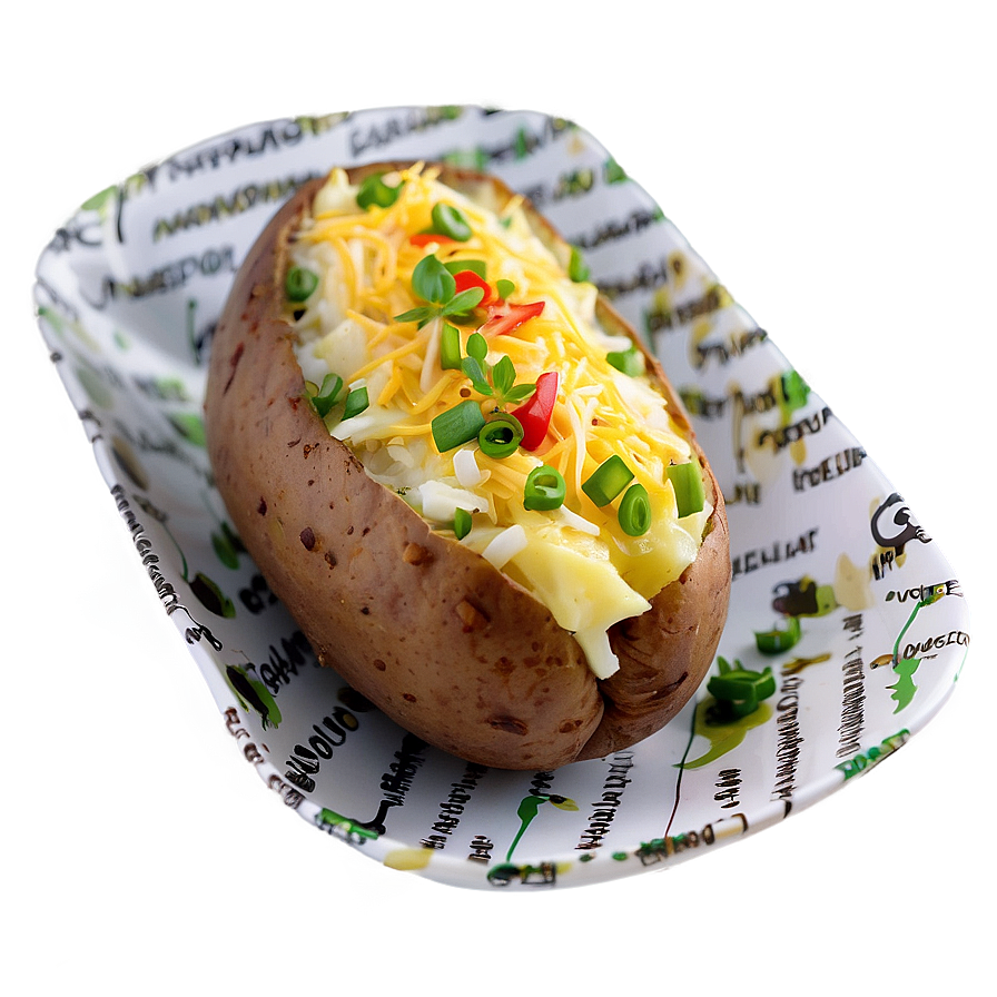 Loaded Baked Potato Png 06212024