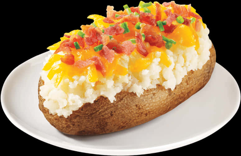 Loaded Baked Potatowith Toppings