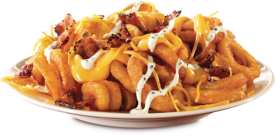 Loaded Curly Fries Delicious Snack.png