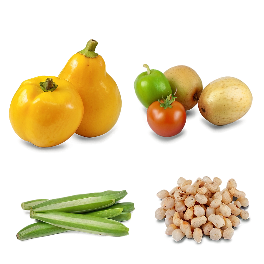 Local Produce Ingredients Png Pqr Image