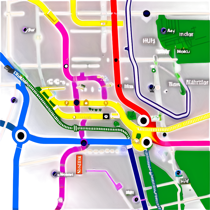 Local Subway Map Png 82