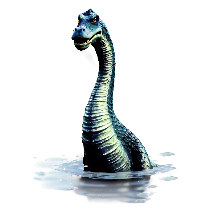 Loch Ness Monster In Water Png 06132024