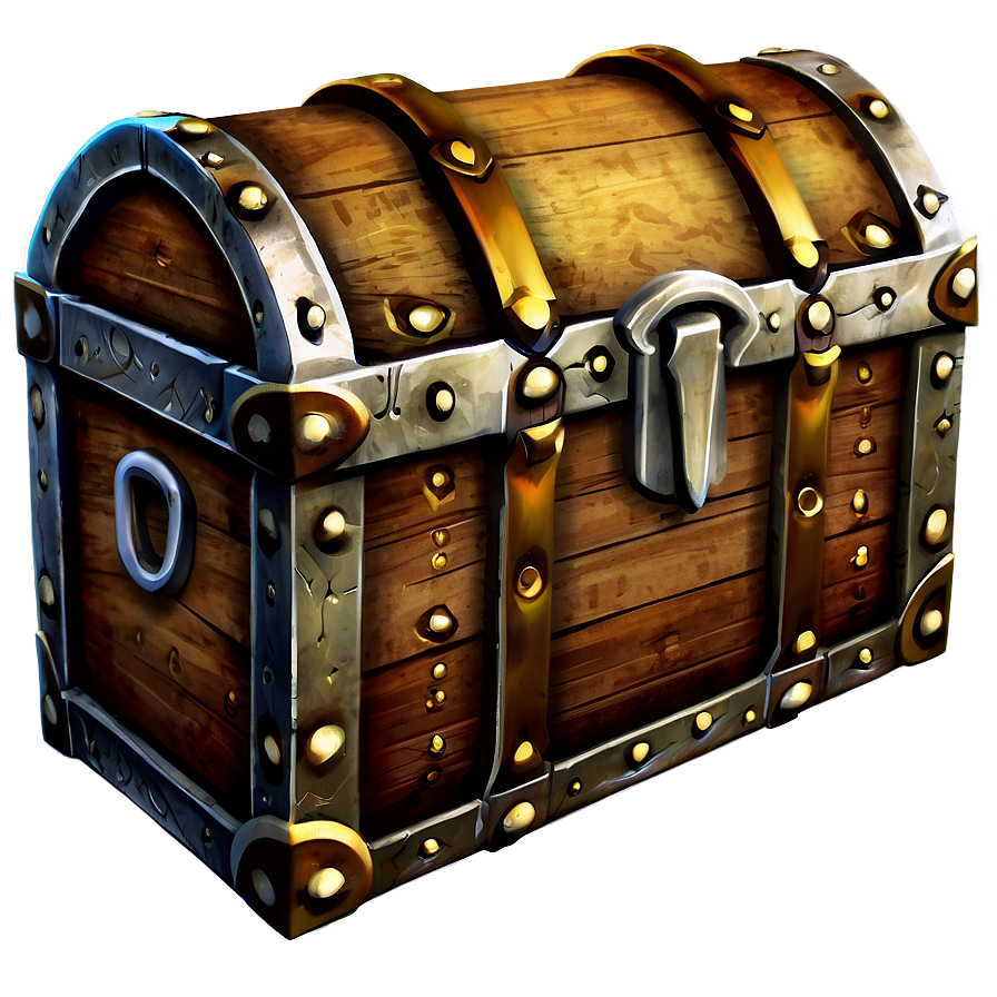 Locked Treasure Chest Png Whe79