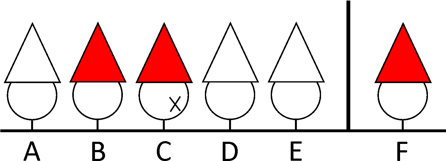 Logic Puzzle Trianglesand Circles