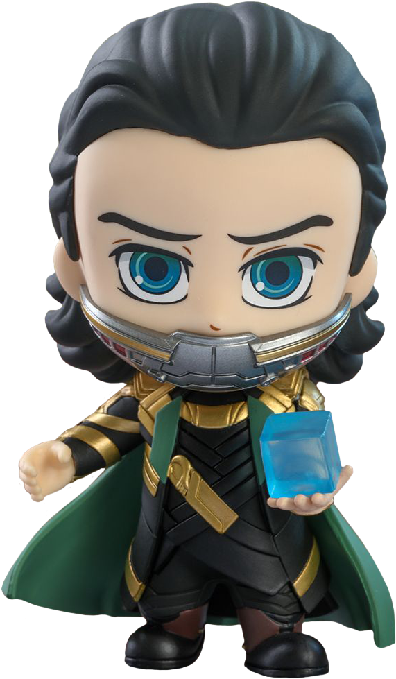 Loki Funko Pop Figure With Tesseract