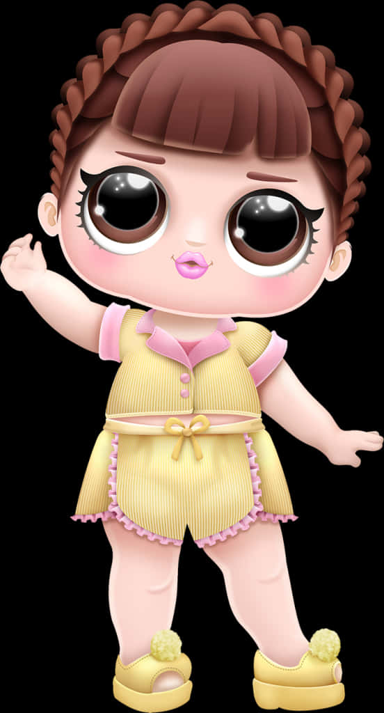 Lol Surprise Doll Yellow Outfit